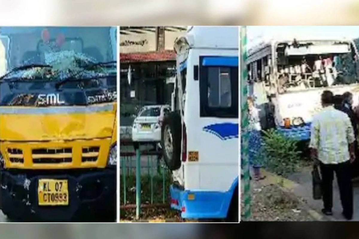 കൊച്ചിയില്‍ കൂട്ടവാഹനാപകടം; കെഎസ്‌ആര്‍ടിസി ബസ് ശബരിമല തീര്‍ത്ഥാടകരുടെ വാഹനത്തില്‍ ഇടിച്ചു; 20 പേര്‍ക്ക് പരിക്ക്