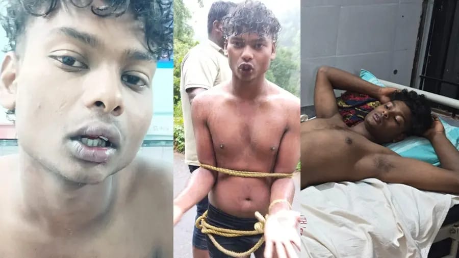 കെട്ടി മർദിച്ചു