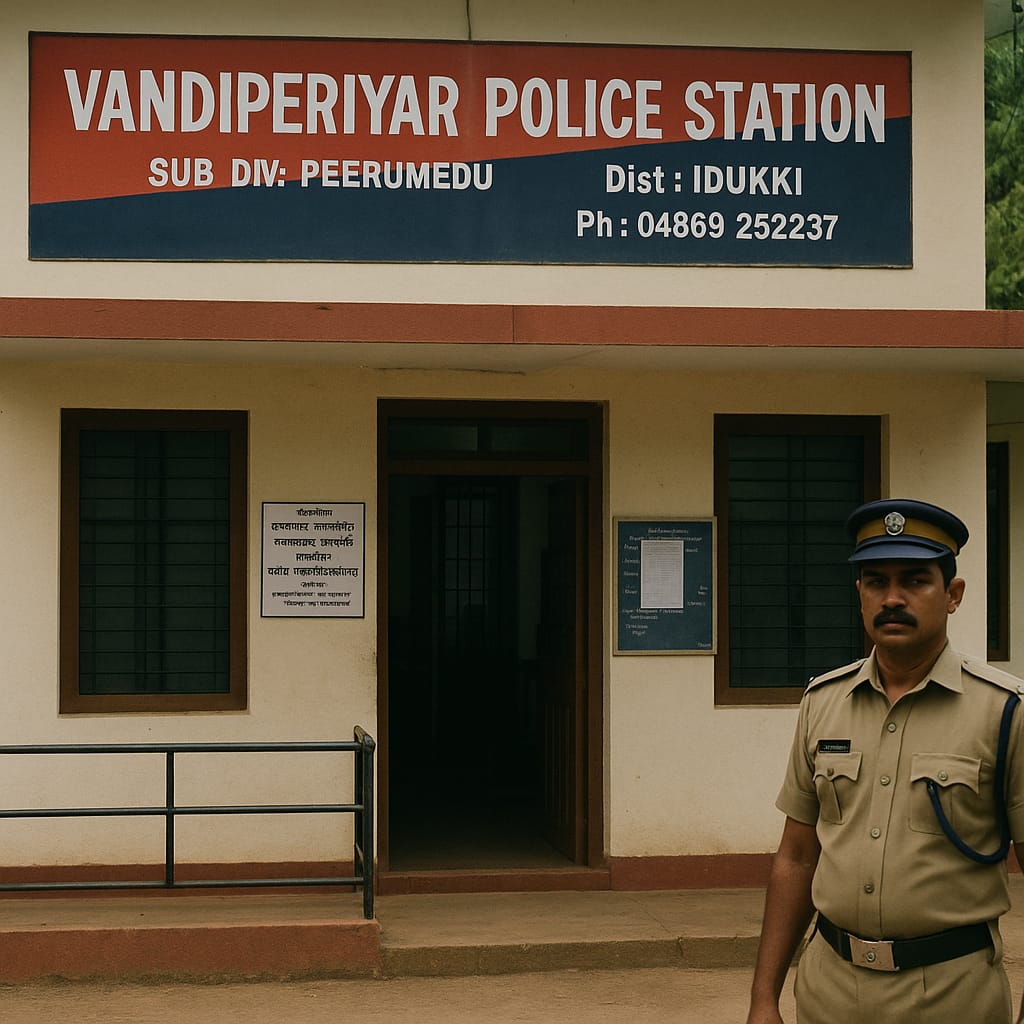 ഒളിക്യാമറ സ്ഥാപിച്ചത് സഹപ്രവർത്തിക്കെതിരെ; വണ്ടിപെരിയാർ പൊലീസ് ഉദ്യോഗസ്ഥൻ പിടിയിൽ