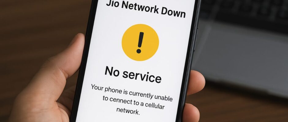 📵 ജിയോ നെറ്റ്‌വർക്ക് ഡൗൺ