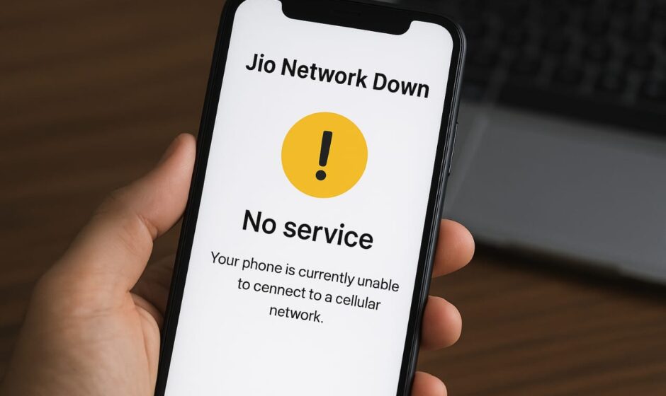 📵 ജിയോ നെറ്റ്‌വർക്ക് ഡൗൺ