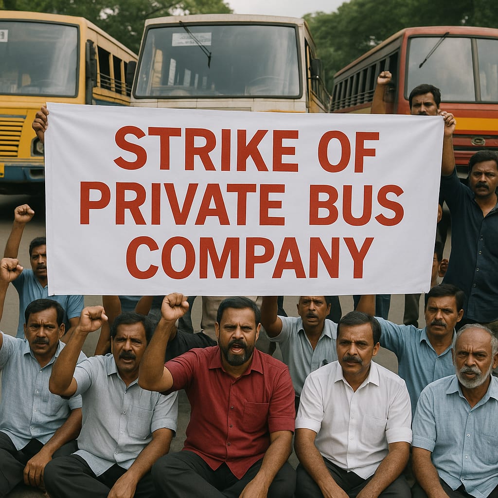 ബസ് ചാർജിൽ വർധനവ് ആവശ്യപ്പെട്ട് സമരത്തിലേക്ക് സ്വകാര്യ ബസുകൾ