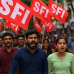 തല രക്ഷിക്കാൻ ഹെൽമറ്റ്; പണിമുടക്കിനിടെ ബസ് ഓടിച്ച് കെ.എസ്.ആർ.ടി.സി ഡ്രൈവർ ശ്രദ്ധയിൽ