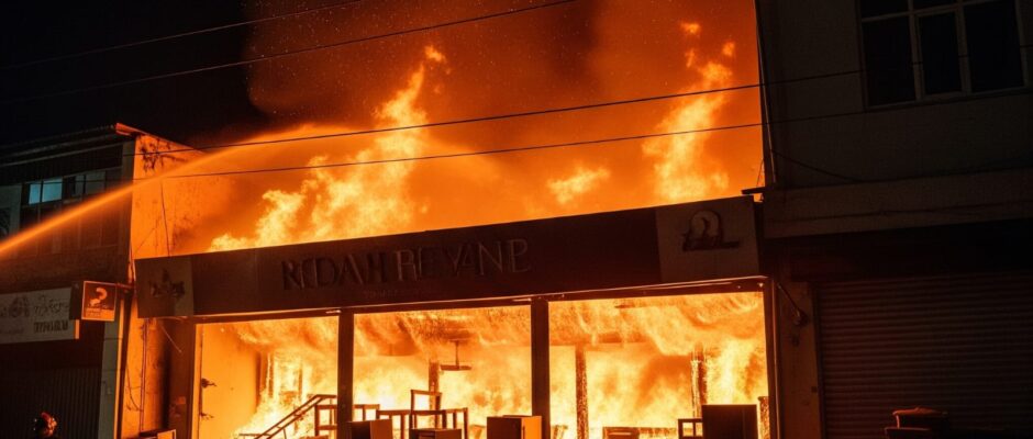 കൊച്ചിയിലെ ഫർണീച്ചർ കടയ്ക്ക് തീപിടിച്ചു; വൻ നാശനഷ്ടം