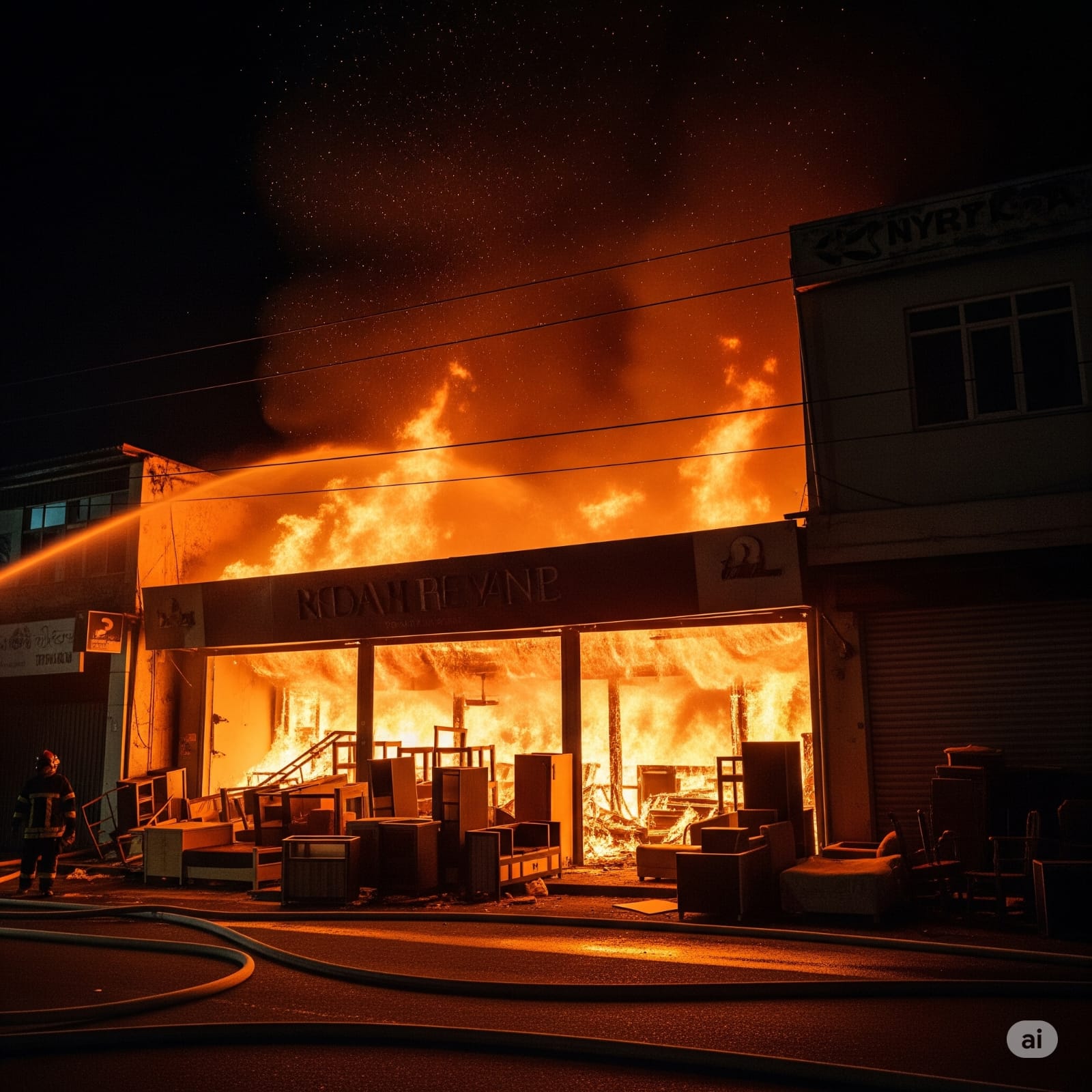 കൊച്ചിയിലെ ഫർണീച്ചർ കടയ്ക്ക് തീപിടിച്ചു; വൻ നാശനഷ്ടം