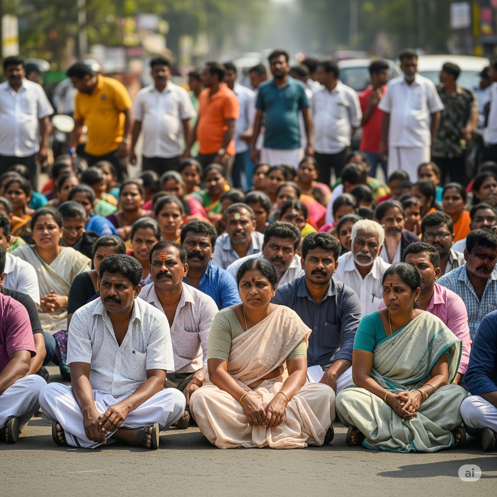 യുവാവിന് ദാരുണാന്ത്യം, റോഡിലെ കുഴികൾക്ക് നേരെ പ്രതിഷേധം