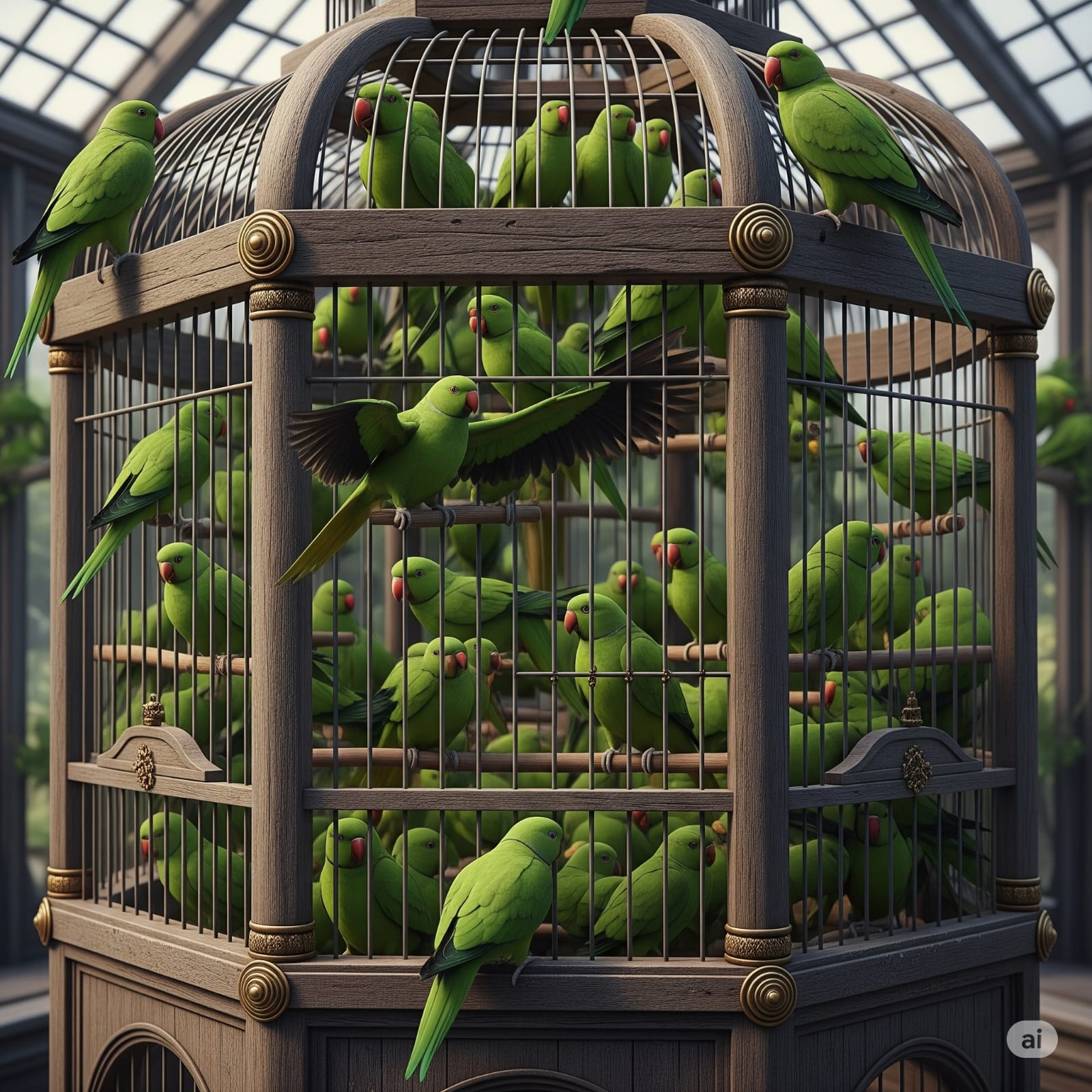 നിയമലംഘനം നടത്തി തത്ത വിൽപ്പന; 139 തത്തകളുമായി മൂന്ന് സ്ത്രീകൾ ഇടുക്കിയിൽ അറസ്റ്റിൽ