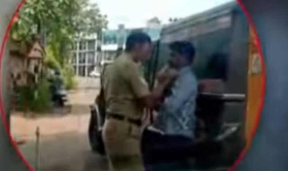 ഡ്രൈവറുടെ മുഖത്തടിച്ചതിന് നടപടി