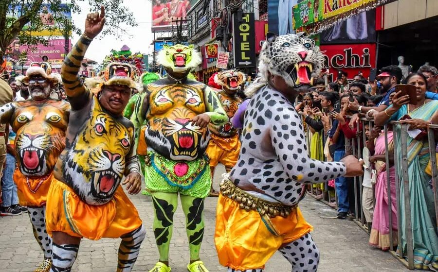 പുലിക്കളി' ആവേശം: