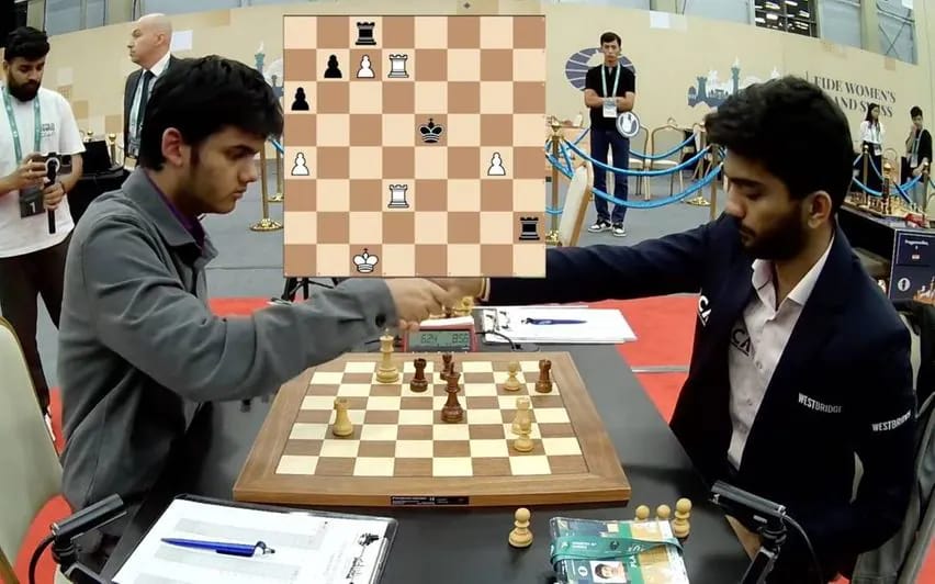 ചെസിൽ പുതുചരിത്രം; ഗുകേഷിനെ അട്ടിമറിച്ച് 16 വയസ്സുകാരൻ അഭിമന്യു മിശ്ര, റെക്കോഡ് നേട്ടം