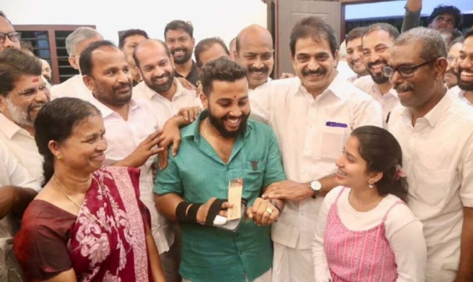 യൂത്ത് കോൺഗ്രസ് നേതാവ് സുജിത്ത് ഇനി കുടുംബസ്ഥൻ;