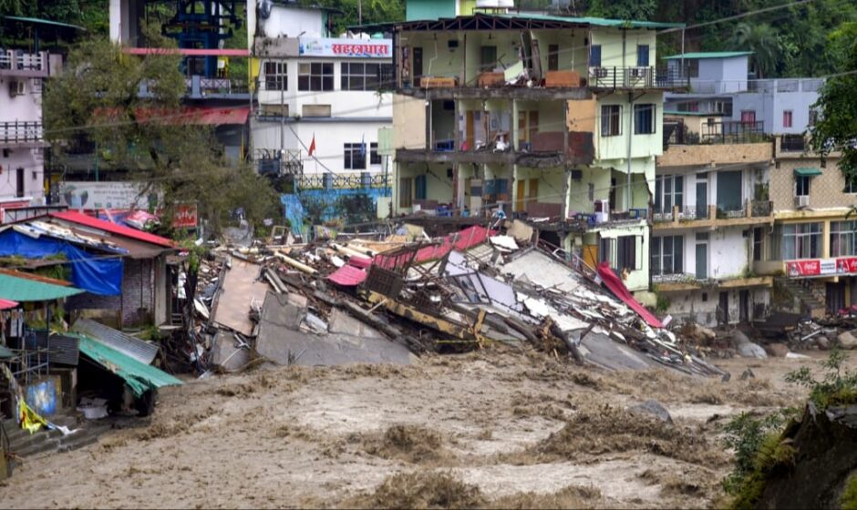 ഉത്തരാഖണ്ഡിനെ നടുക്കി മേഘവിസ്ഫോടനം: