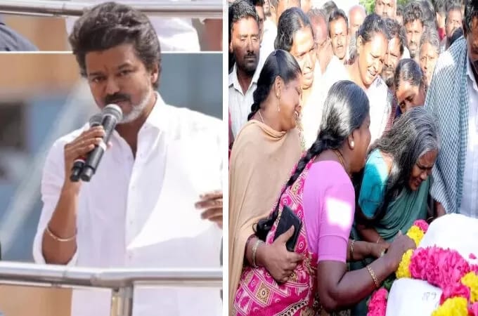 കരൂർ ദുരന്തം: 41 കുടുംബങ്ങൾക്ക് താങ്ങായി ടിവികെ; പ്രതിമാസം 5000 രൂപ ധനസഹായം