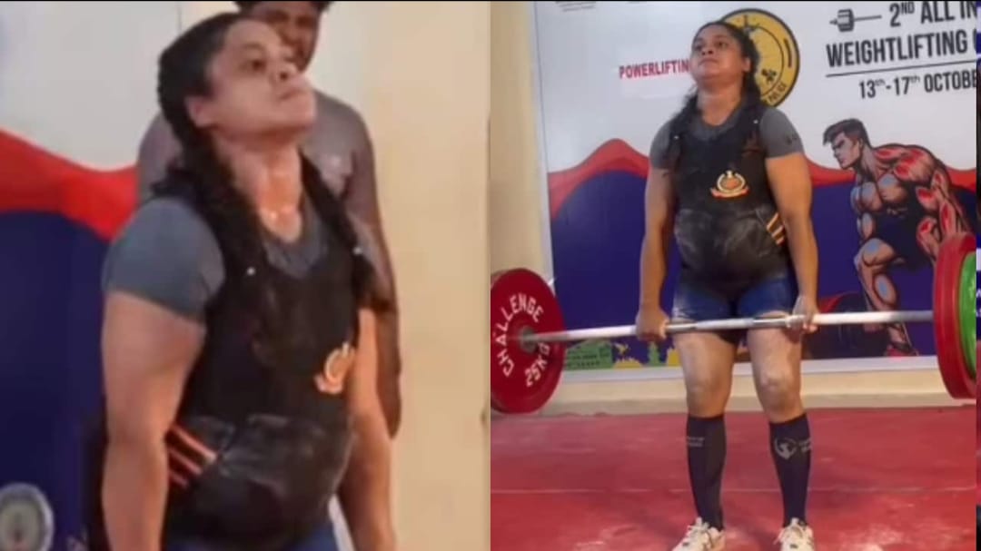 ഗർഭകാലത്തും തളർന്നില്ല; 145 കിലോ വെയ്റ്റ്ലിഫ്റ്റിങ്ങിൽ മെഡൽ നേടി കരുത്ത് തെളിയിച്ച് പോലീസ് ഉദ്യോഗസ്ഥ