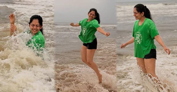 ഫോണിൽ വരെ ഉപ്പുവെള്ളം കയറി’; ബീച്ചിൽ ഉല്ലസിച്ച് നടി അഹാന