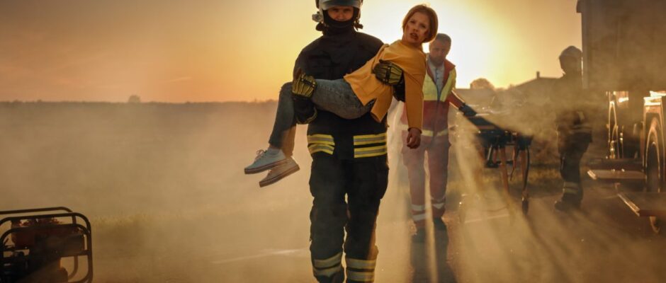 തീയുടെ നടുവിൽനിന്ന് രക്ഷനേടി;