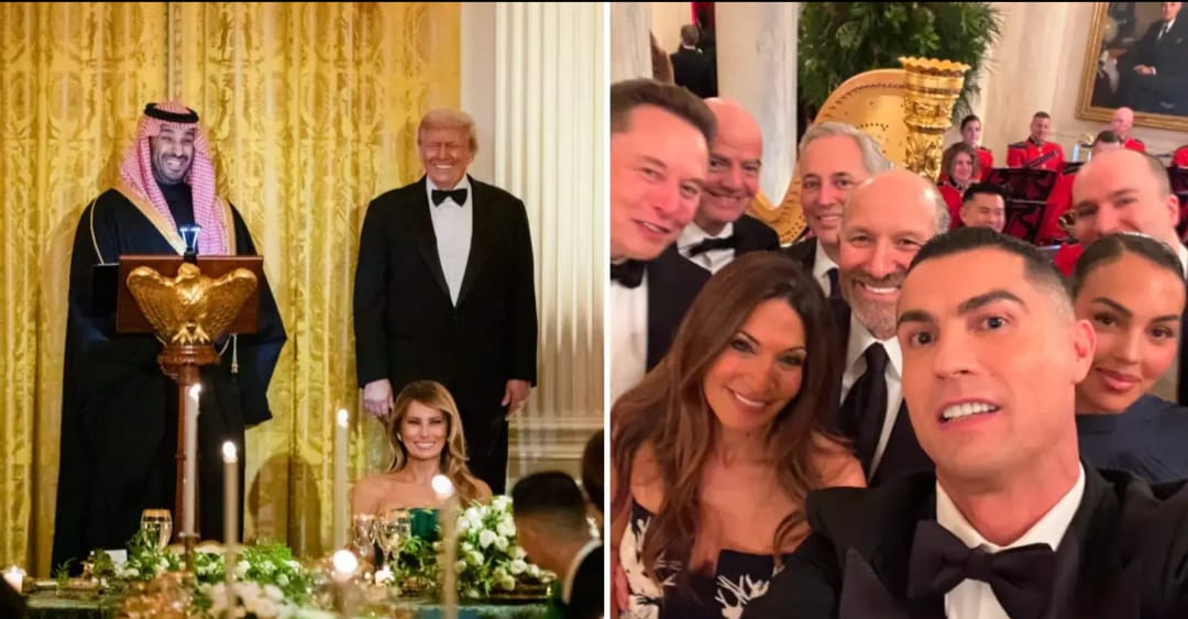 കളിക്കളത്തിൽ നിന്ന് രാഷ്ട്രീയവേദിയിലേക്ക്: ട്രംപിന്റെ വിരുന്നിൽ റൊണാൾഡോ