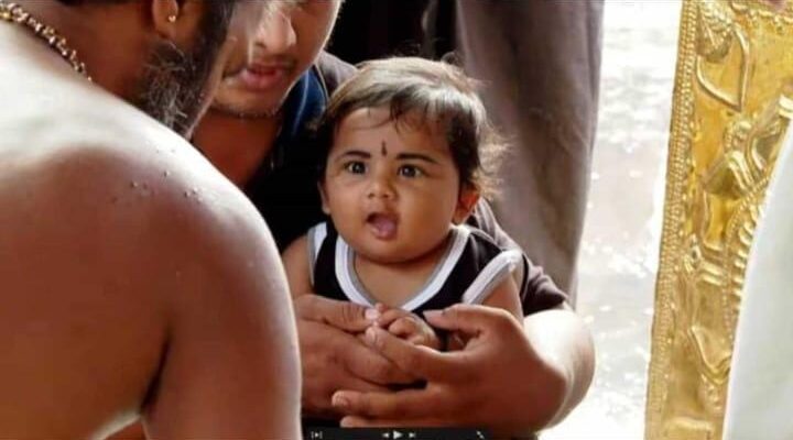 ശബരിമലയിൽ ചോറൂൺ ചടങ്ങ്;