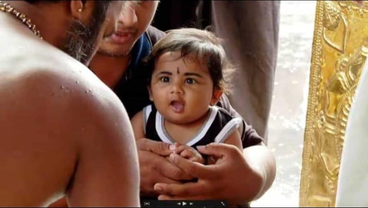 ശബരിമലയിൽ ചോറൂൺ ചടങ്ങ്;