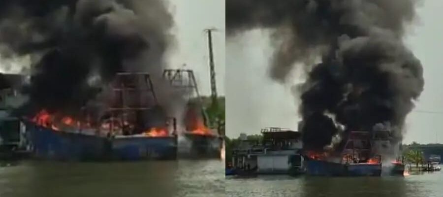 കാവനാട് തീപ്പിടിത്തം;