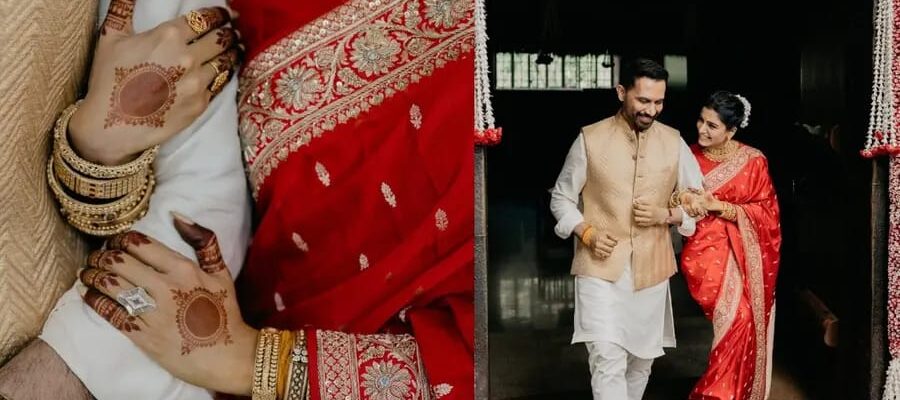 രാജിന്റെ തോളോട് ചേര്‍ന്ന് സാമന്ത, ചുവപ്പ് സാരിയില്‍ സുന്ദരിയായി നടി;