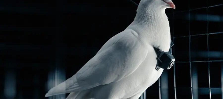 ജീവനുള്ള പ്രാവുകളെ ഡ്രോണുകളാക്കി മാറ്റാം;