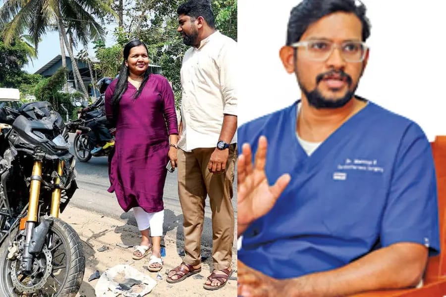 റോഡരികിൽ അപ്രതീക്ഷിത ശസ്ത്രക്രിയ; മാലാഖമാരായി ഡോക്ടർമാർ.