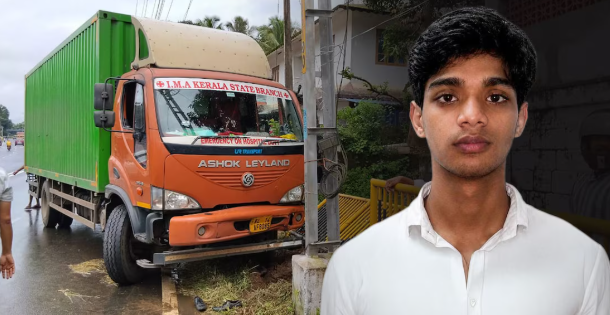 മുണ്ടൂരില്‍ ലോറി പാഞ്ഞുകയറി വിദ്യാർഥിക്ക് ദാരുണാന്ത്യം