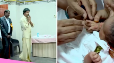 കുഞ്ഞിക്കൈകളിൽ സ്വർണത്തിളക്കം: ‘തായ്മാമൻ തങ്കമോതിരം’ പദ്ധതിക്ക് തുടക്കമിട്ട് മുഖ്യമന്ത്രി വിജയ്